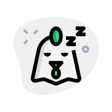 Ulakta paylaşılan uyuyan tavuk simgesi resim gösterimi