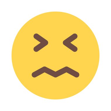 Gözler şaşkın resimsel temsil simgesi ile kapalı