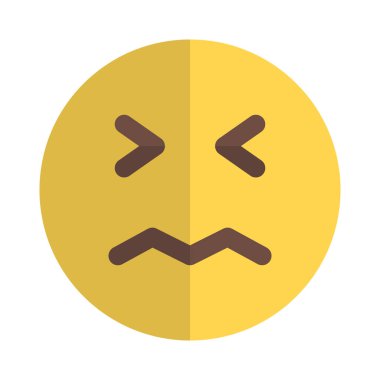 Gözler şaşkın resimsel temsil simgesi ile kapalı