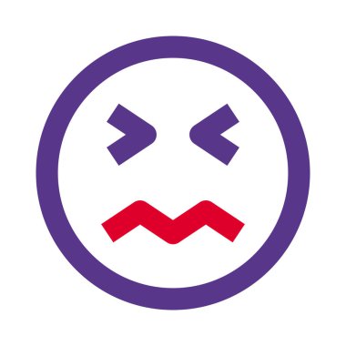 Gözler şaşkın resimsel temsil simgesi ile kapalı