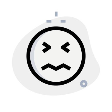 Gözler şaşkın resimsel temsil simgesi ile kapalı