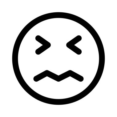 Gözler şaşkın resimsel temsil simgesi ile kapalı