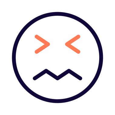 Gözler şaşkın resimsel temsil simgesi ile kapalı