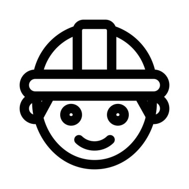 İnşaat işçisi yüz ifadesi ve güvenlik kaskı