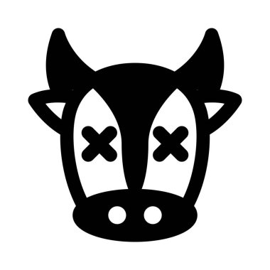 İnternette iki gözü şaşı emojiyle paylaşılan inek