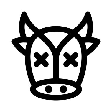 İnternette iki gözü şaşı emojiyle paylaşılan inek