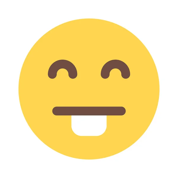 Buck Teeth Nerd Face Emoticon Stereotype Expression — ストックベクタ