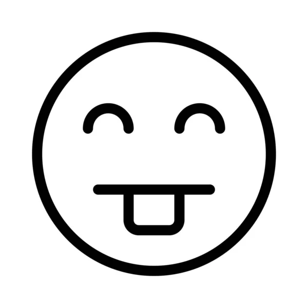 Dientes Buck Nerd Cara Emoticono Con Expresión Estereotipo — Vector de stock