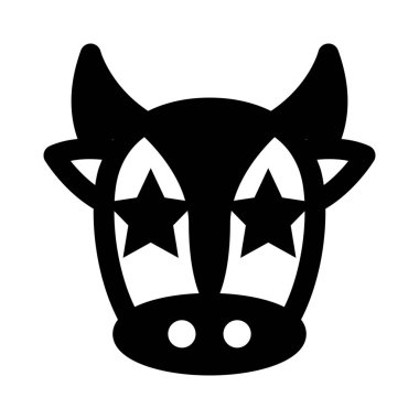 Evcil inek ifadelerine takılıp kalmış bir yıldız.