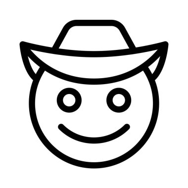 Gülümseyen yüz ifadesi olan kovboy anında kurye olarak kullanmıştı.