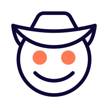 Gülümseyen yüz ifadesi olan kovboy anında kurye olarak kullanmıştı.