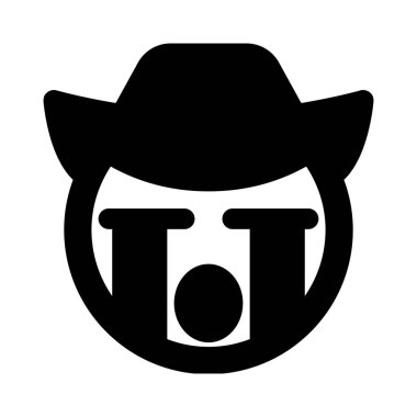 Şapkalı kovboy gözyaşlarıyla ağlıyor.