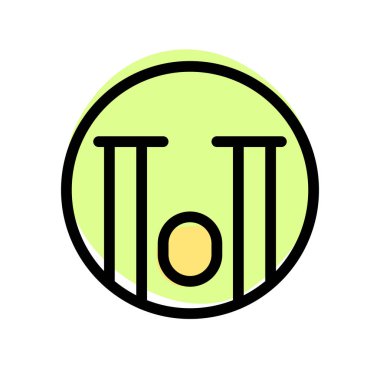 Ağlayan resimli tasvir, ağır gözyaşlarıyla