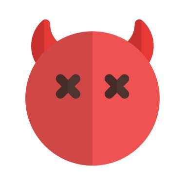 Boynuzlu şeytan ölü emojiyi andırıyor.