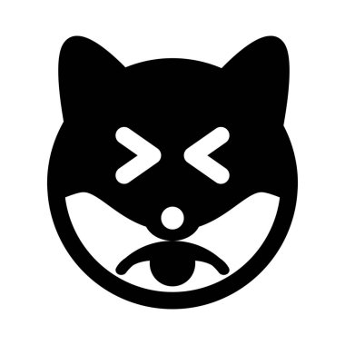 Resimsel tazeliği olan sataşan köpek.