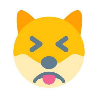 Resimsel tazeliği olan sataşan köpek.