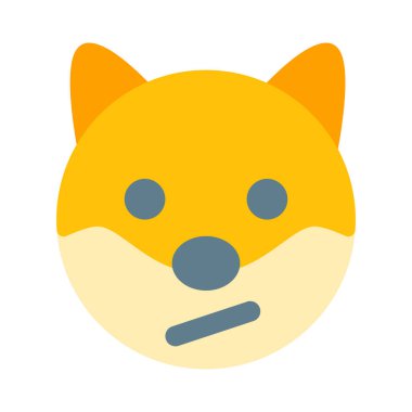 Kurye için kafası karışmış köpek yüz ifadesi.