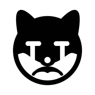 Gözyaşları akan ağlayan köpek resmi.