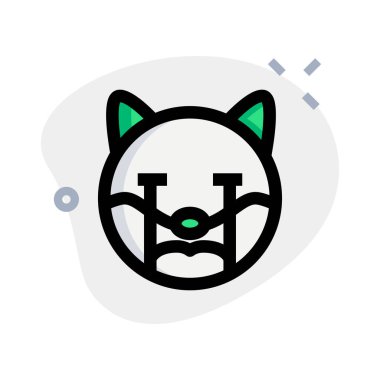 Gözyaşları akan ağlayan köpek resmi.