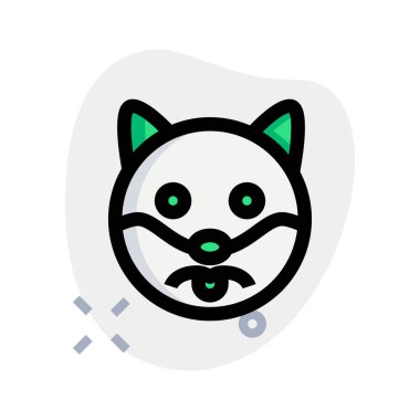 Üzgün köpek suratlı resimli konuşma ifadesi