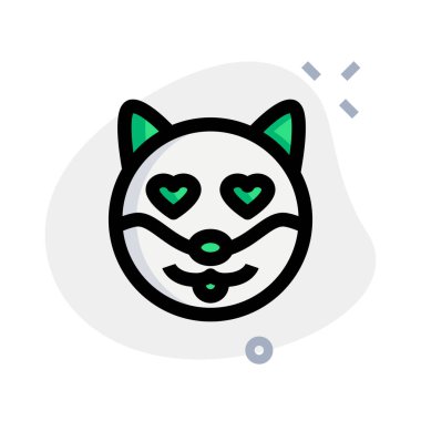 Kalbi olan evcil hayvanları seven emoji.