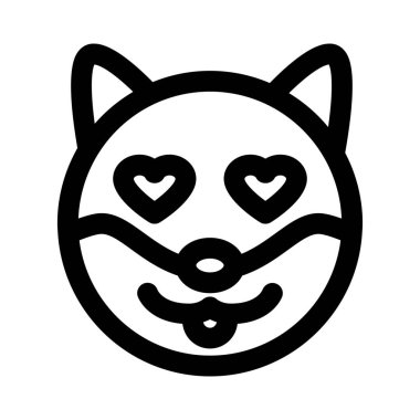 Kalbi olan evcil hayvanları seven emoji.