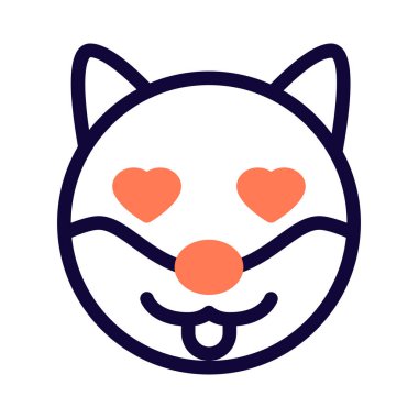 Kalbi olan evcil hayvanları seven emoji.