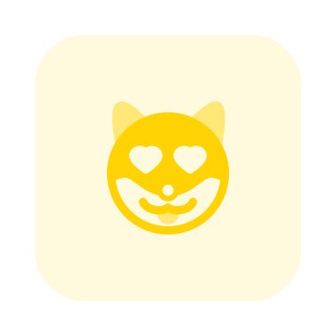 Kalbi olan evcil hayvanları seven emoji.