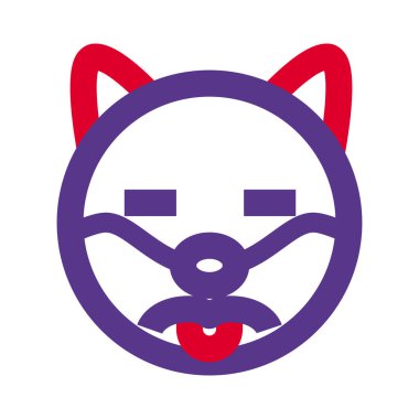 Gözleri kapalı, üzgün bir köpek.