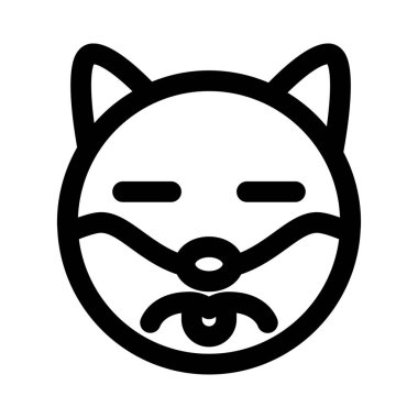 Gözleri kapalı, üzgün bir köpek.