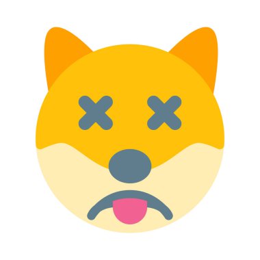 Üzgün köpek suratı, şaşı gözler.