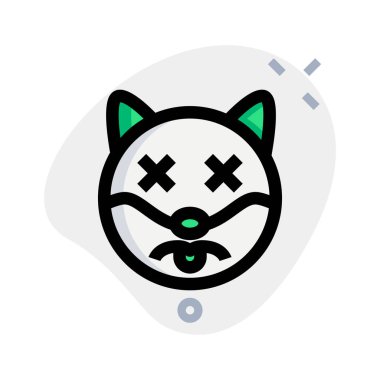 Üzgün köpek suratı, şaşı gözler.