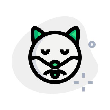 Mutsuz köpek, resmin baş temsilcisi.