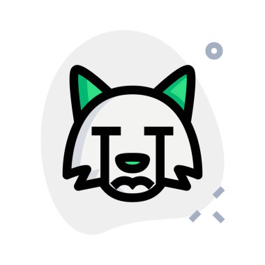 Ağlayan tilki gözyaşları akan emojiyle