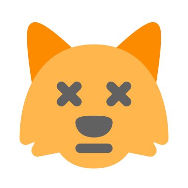 Kurye için şaşı gözlü vahşi tilki suratı