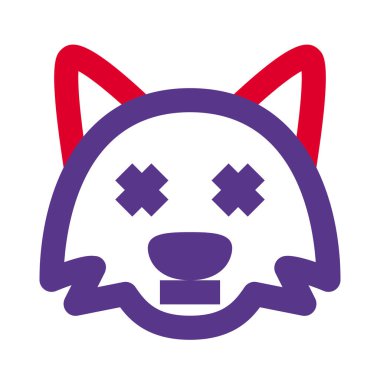 Kurye için şaşı gözlü vahşi tilki suratı