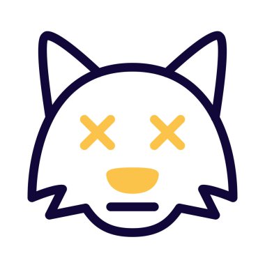 Kurye için şaşı gözlü vahşi tilki suratı