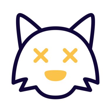 Tilki gözleri sohbet etmek için resim simgesini çaprazladı