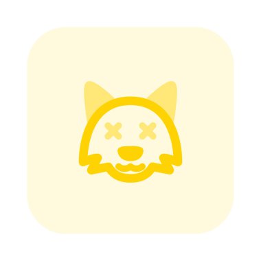 Tilki gözleri sohbet etmek için resim simgesini çaprazladı