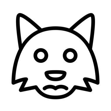 Üzgün tilki somurtkan resim temsilcisi sohbet simgesi