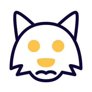 Üzgün tilki somurtkan resim temsilcisi sohbet simgesi