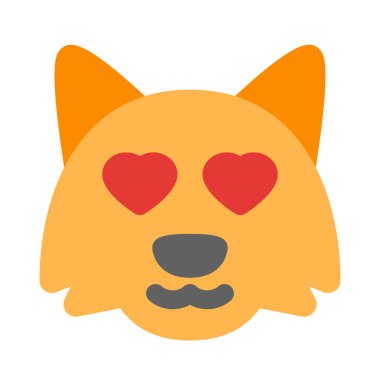 Romantik kalp gözleri tilki resmedilmeye değer.