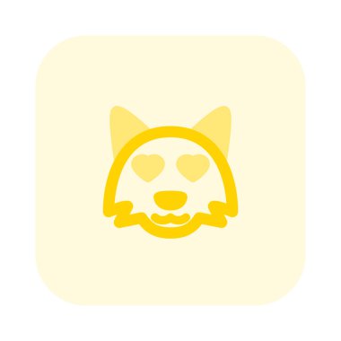 Romantik kalp gözleri tilki resmedilmeye değer.