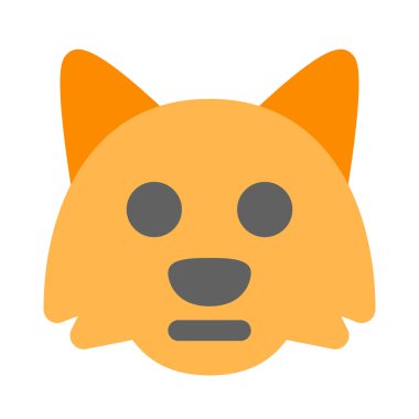 Tarafsız tilki suratı, düz ağızlı ifade.