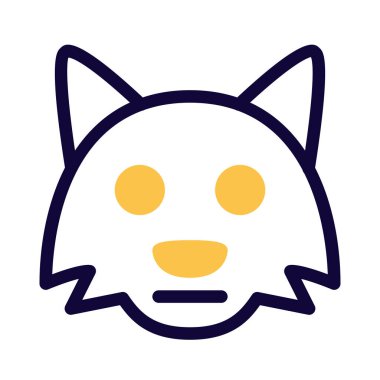 Tarafsız tilki suratı, düz ağızlı ifade.