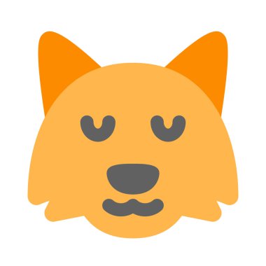 İzole edilmiş bir yerde düşünceli tilki ifadesi