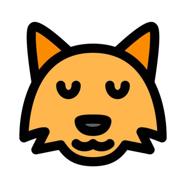 İzole edilmiş bir yerde düşünceli tilki ifadesi