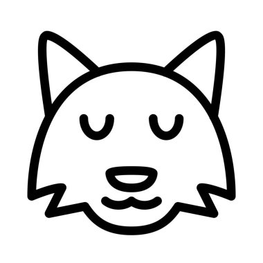 İzole edilmiş bir yerde düşünceli tilki ifadesi