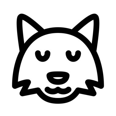 İzole edilmiş bir yerde düşünceli tilki ifadesi