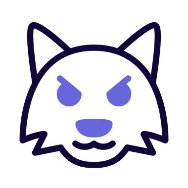 kızgın ve öfkeli tilki yüz ifadesi